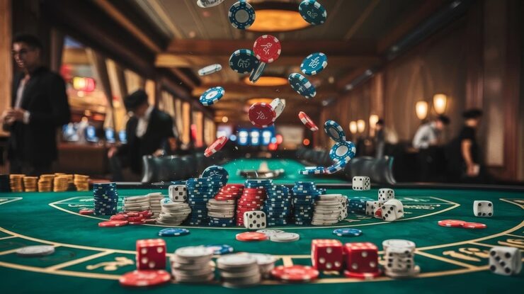 baccarat betting interface showing minimum and maximum limits
