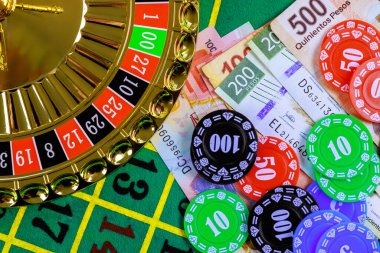 Roulette wheel spin and ball landing at parada Ikan Hoki studio