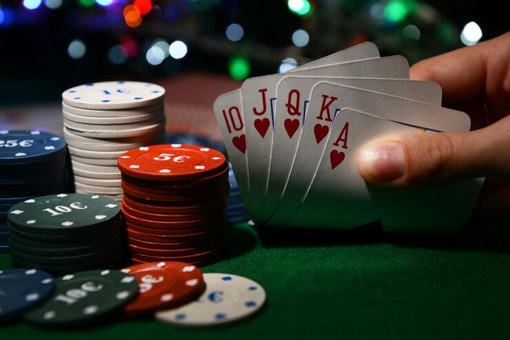 Teen Patti card hand rankings displayed during live dealer game